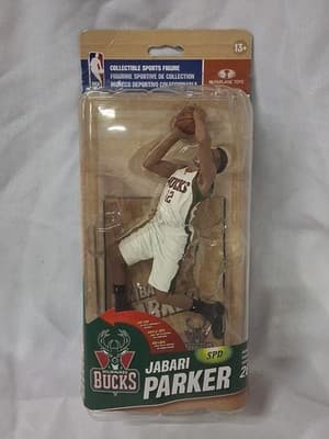 McFarlane NBA Series 26 JABARI PARKER Milwaukee Bucks White Jersey NIB