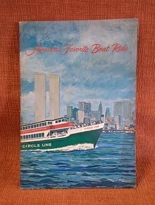Vintage Amercas Favorite Boat Ride Circle Line Brochure Pier 83 Manhattan M6249