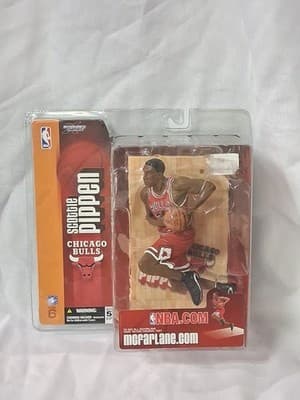 MCFARLANE SCOTTIE PIPPEN CHICAGO BULLS SERIES 6 NEW IN BOX FINAL GAME