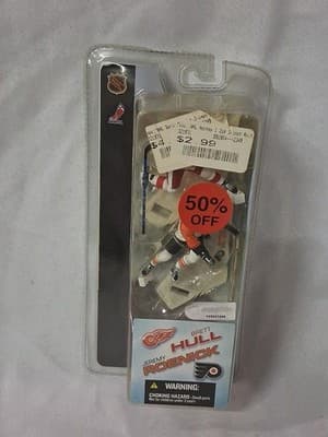 McFarlane NHL Brett Hull Detroit Red Wings Roenick Flyers 2-pack 3 inch scale