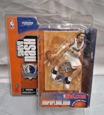 McFarlane Toys Steve Nash Dallas Mavericks Action Figure White