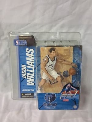 2004 McFarlane NBA Series 7 Jason Williams Memphis Grizzlies Variant Chase White