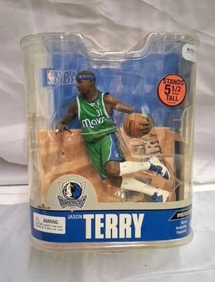 NBA McFarlane Series 13 JASON TERRY Dallas Mavericks THROWBACK CHASE VARIANT HTF