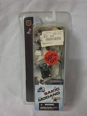 Joe Sakic & Mike Modano McFarlane NHL 2003 3" Hockey Figures 2-Pack