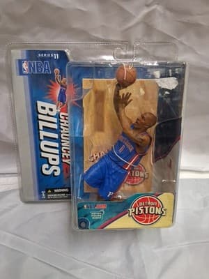 McFarlane NBA Chauncey Billups Series 11 Basketball Figure Detroit Pistons(Blue)