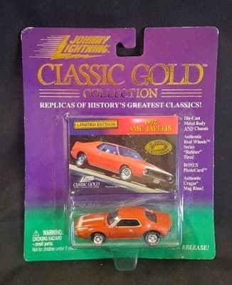 Johnny Lightning Classic Gold Collection Orange 1972 AMC Javelin 1/64