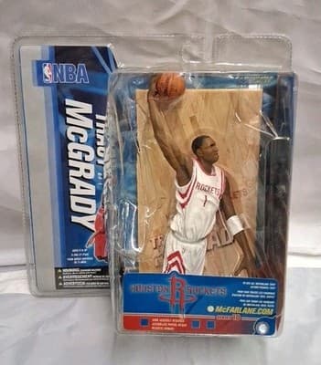 NBA McFarlane Series 10 TRACY McGRADY Houston Rocket White Jersey