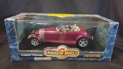 ERTL COLLECTIBLES AMERICAN MUSCLE 1:18 PLYMOUTH PROWLER in ORIG BOX #7394