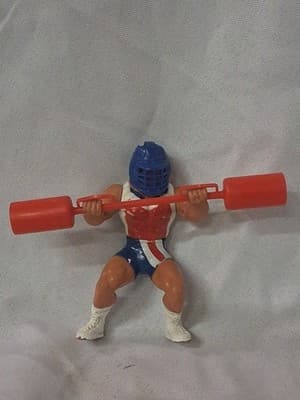 Vintage 1991 American Gladiators Nitro Figure w/helmet &weapon