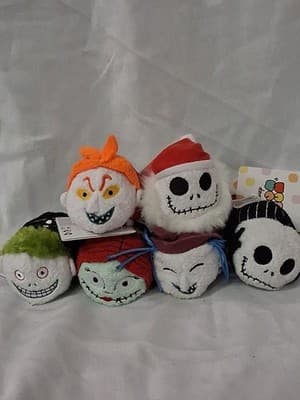 Disney Mini Tsum Tsum Nightmare Before Christmas Lot Of 6 Plush 3.5" Nwt