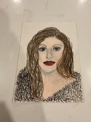 Rare Original Sexy Fantasy Art Drawing Sketch Artist Handmade