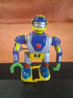 Vintage Wind-Up Plastic Toy Made In Japan Bandai 1980s Robot Z