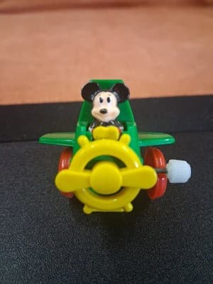 RARE 1979 TOMY Walt Disney Mickey Mouse Wind-up Toy Works Japan