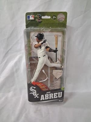 MCFARLANE JOSE ABREU ROOKIE OF YEAR DEBUT CHICAGO WHITE SOX PINSTRIPE HOME FIG