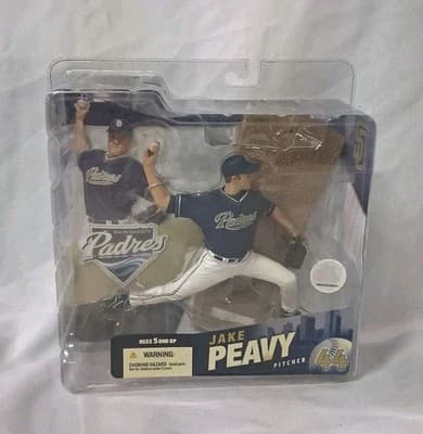 2006 Mcfarlane MLB 16 San Diego Padres Jake Peavy Blue Action Figure New
