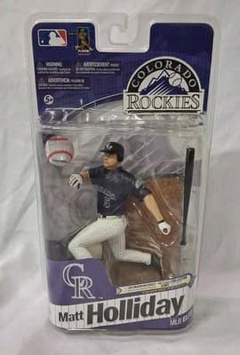 McFarlane MLB ELITE MATT HOLLIDAY ROCKIES SILVER LEVEL CHASE ALT. PURPLE /1000