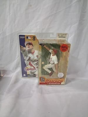 MLB Cardinals Jim Edmonds Action Figure Toy Collectible McFarlane's Sportspicks