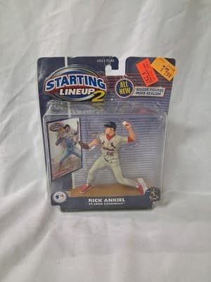 NIB Sealed Rick Ankiel St Louis Cardinals 2000 Starting Lineup 2 hasbro MLB Bent