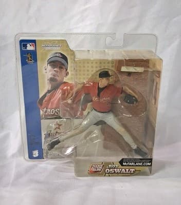 Roy Oswalt Mcfarlane Sportspicks MLB Series 3 Red Jersey Houston Astros NIB