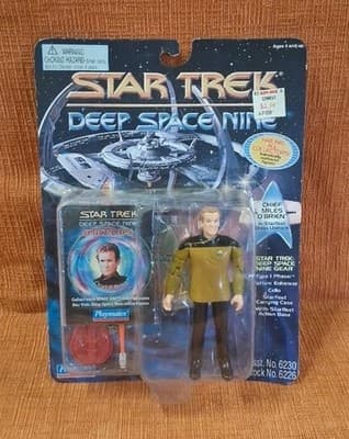 1995 Star Trek Miles O'Brien Deep Space Nine Action Figure Playmates Vtg Toy NEW