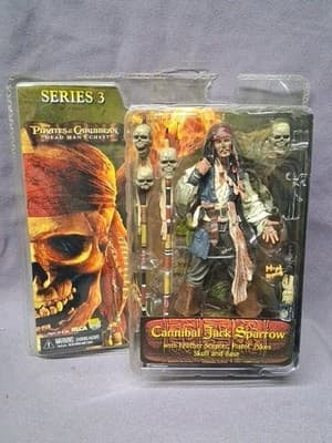 Pirates of the Caribbean CANNIBAL JACK SPARROW Figure Neca S.A.D.