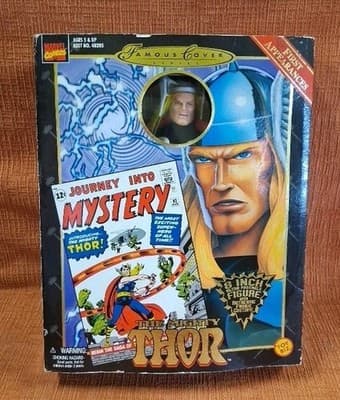 1998 ToyBiz Marvel Famous Covers The Mighty Thor Action Figure NEW