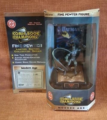 Comic Book Champions Pewter Figure- 1994 Batman, Modern Age Edition
