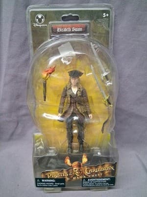 Disney Store Pirates Of Caribbean Dead Man's Chest Elizabeth Swann Figure NEW
