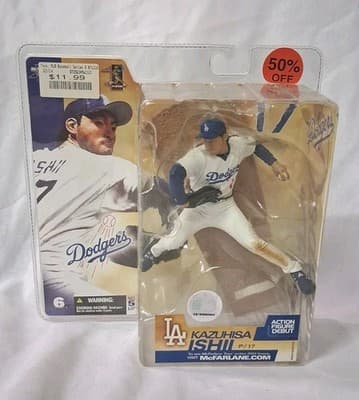 McFarlane Kazuhisa IshII LA Dodgers #17 Action Figure Debut Brand New MLB
