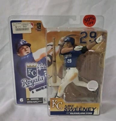 McFarlane MLB Action Figure-MIKE SWEENEY-2003 Series 6-KANSAS CITY ROYALS - NIB