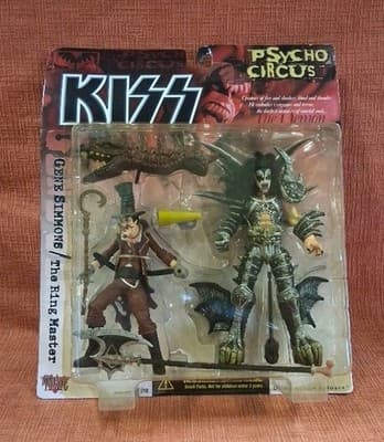 NOC 1998 MCFARLANE KISS PSYCHO CIRCUS GENE SIMMONS ACTION FIGURE