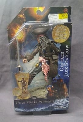 NEW Jack Sparrow Pirates of the Caribbean Figure 2011 JAKKS SEALED NIB JL