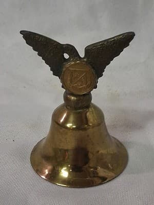 Vintage The North Field Inn Year Round Sports Bell Eagle Brass