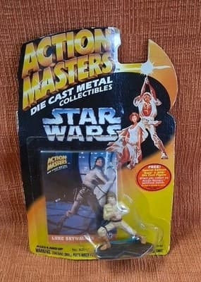 Luke Skywalker Star Wars Action Masters Metal Figure 1994 Diecast Vtg Sealed New