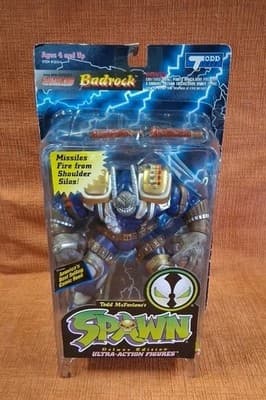 1995 Todd McFarlane's Spawn Deluxe Edition Ultra-Action Figure - Badrock (Blue)