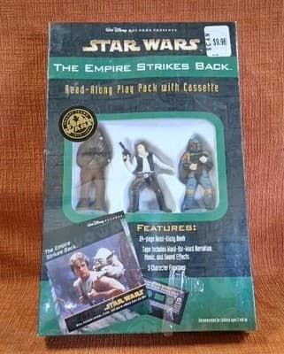 VTG Star Wars:The Empire Strikes Back Read Along Play Pack w/ Cassette SEALED