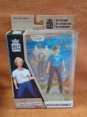 The Loyal Subjects BST AXN: Napoleon Dynamite Articulated Figure - Blue Shirt