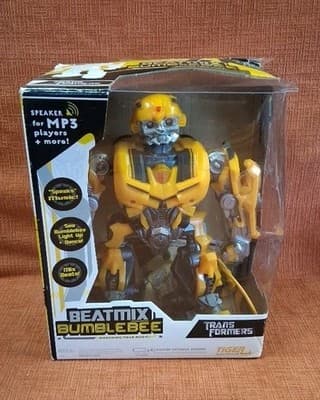 2006 Retired HTF Hasbro Transformers Movie Beatmix Bumblebee Speaker Used W Box