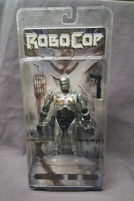 ROBOCOP ACTION FIGURE / BATTLE DAMAGED / 25TH ANNIVERSARY / NECA REEL TOYS READ