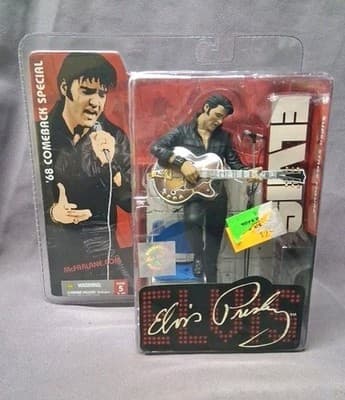 McFarlane Toys 2004 Elvis Presley 1968 Comeback 6 inch Action Figure