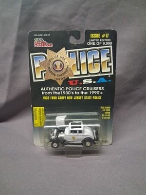 Racing Champions Police USA 1932 Ford Coupe New Jersey State Police
