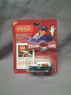 Johnny Lightning 1940 Ford Delivery Coca Cola Calendar Cars Die Cast