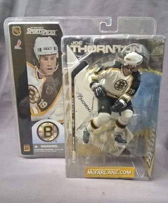Joe Thornton NHL Boston Bruins McFarlane's Sports Picks Series 2 - White Jersey
