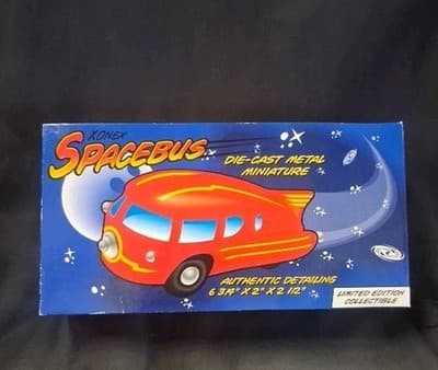 Xonex Limited Edition Die Cast Red 50s Spacebus Bullet Car 1998 05189 Of 15000