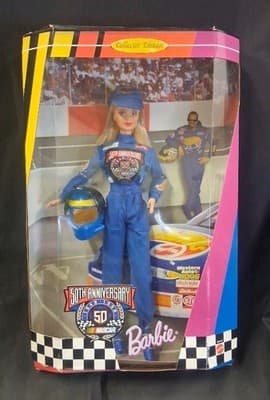 50th Anniversary NASCAR Barbie 1998