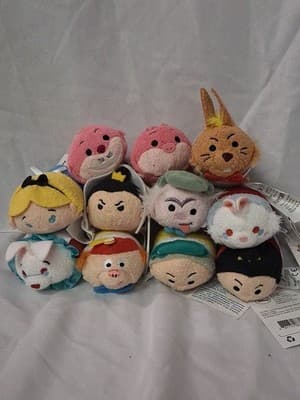 Disney Mini Tsum Tsum Plush Set Alice in Wonderland Set Of 11 Retired NWT ๐ฐ