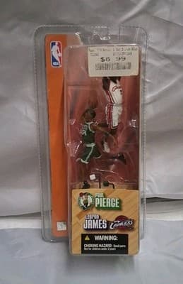 McFarlane NBA Lebron James and Paul Pierce 3โ Figures Celtics Cavaliers