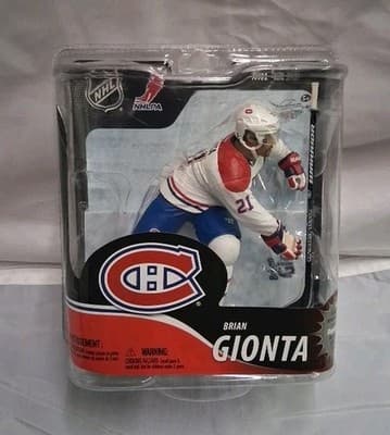 McFARLANE BRIAN GIONTA 5 1/2" FIGURE NHL HOCKEY MONTREAL CANADIENS NEW ON CARD!
