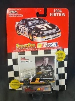 1:64th Scale Rusty Wallace Diecast Car By Racing Champions