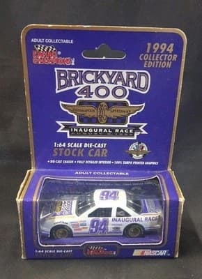1994 Brickyard 400 Inaugural Race #94 Nascar 1:64 Diecast Chevy Lumina Car NEW